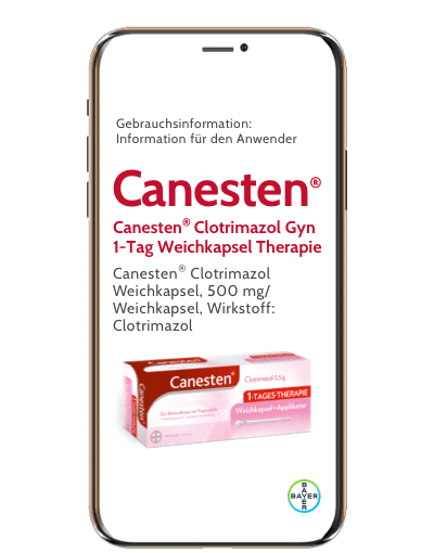 Canesten® Clotrimazol Gyn 1-Tag Weichkapsel Therapie