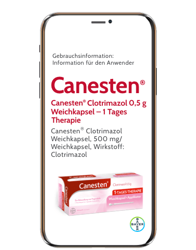 Canesten® Clotrimazol Gyn 1-Tag Weichkapsel Therapie